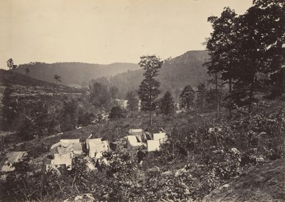 Raccoon Range, Whiteside nro 2, 1860-luku. tekijältä George N. Barnard