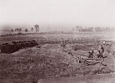 Kapinallisten linnoitukset Atlantan edessä, n. 1864. tekijältä George N. Barnard