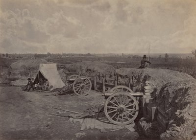 Rebel Works in Front of Atlanta, GA, nro 4, 1864. tekijältä George N. Barnard