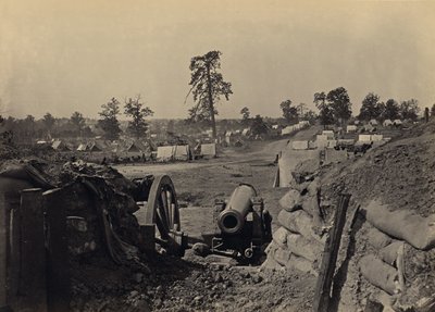 Kapinallisten toiminta Atlantan edustalla, Georgia, nro 3 tekijältä George N. Barnard