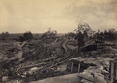 Kapinallisten toiminta Atlantan edustalla, Georgiassa, nro 1 tekijältä George N. Barnard