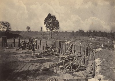 Rebel Works in Front of Atlanta, Georgia No. 2, 1860s. tekijältä George N. Barnard