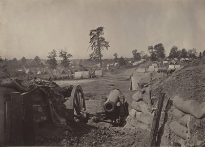 Rebel Works in Front of Atlanta, Georgia No. 3, 1860s. tekijältä George N. Barnard