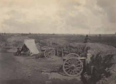 Rebel Works in Front of Atlanta, Georgia No. 4, 1860s. tekijältä George N. Barnard