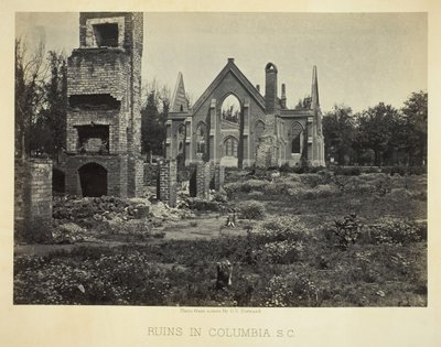 Rauniot Columbiassa, S.C., 1865. tekijältä George N. Barnard