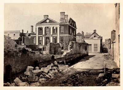 Pinckneyn kartanon rauniot, Charleston, S.C. tekijältä George N. Barnard