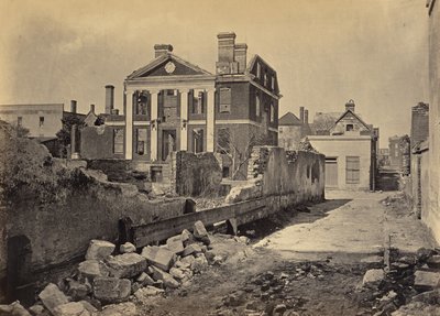 Pinckney-kartanon rauniot, Charleston, Etelä-Carolina tekijältä George N. Barnard