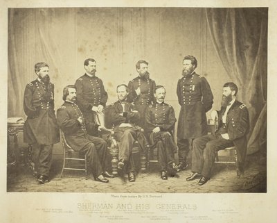 Sherman ja hänen kenraalinsa tekijältä George N. Barnard