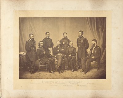 Sherman ja hänen kenraalinsa tekijältä George N. Barnard
