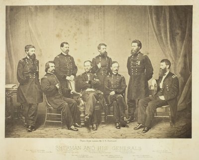Sherman ja hänen kenraalit, 1865. tekijältä George N. Barnard