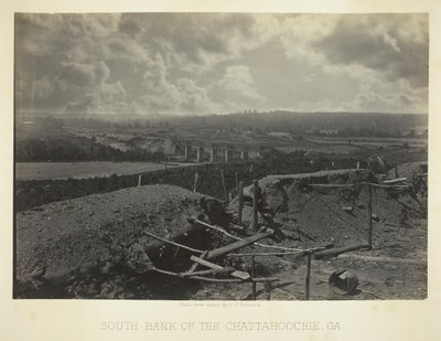 South Bank of the Chattahoochie, Ga., 1866. finlandès tekijältä George N. Barnard
