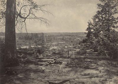 Peach Tree Creekin taistelukenttä, Georgia, 1860-luku. tekijältä George N. Barnard