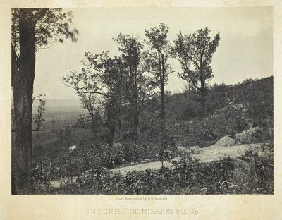 The Crest of Mission Ridge, 186466. tekijältä George N. Barnard