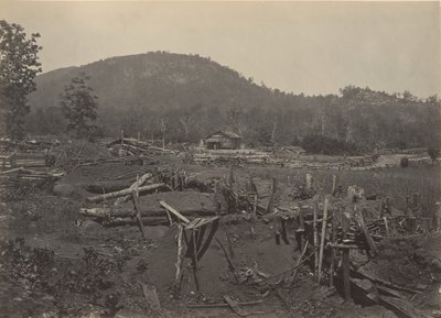 Kenesaw-vuoren rintama, Georgia, 1860-luku. tekijältä George N. Barnard