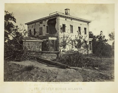 Potter House Atlanta, 1864. tekijältä George N. Barnard