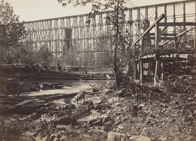 Trestle-silta Whitesidessa tekijältä George N. Barnard