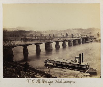 U.S.M.-silta, Chattanooga tekijältä George N. Barnard