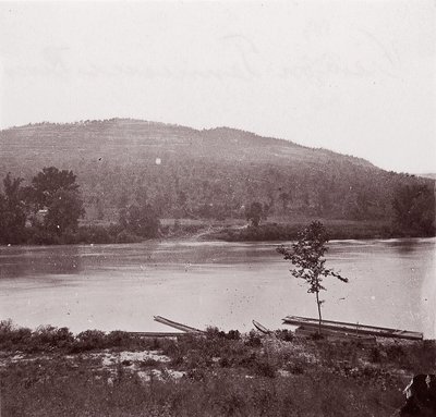 Näkymä Tennessee-joelle, n. 1864. tekijältä George N. Barnard