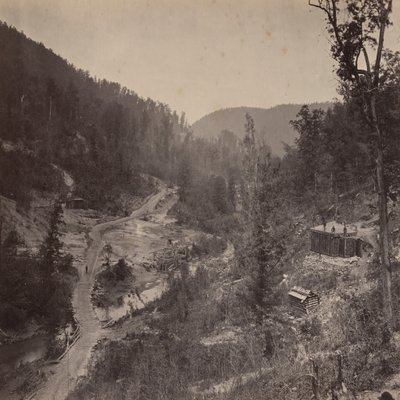 Whiteside Valley sillan alapuolella tekijältä George N. Barnard