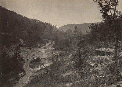 Whiteside Valley Below the Bridge, 1860-luku. tekijältä George N. Barnard