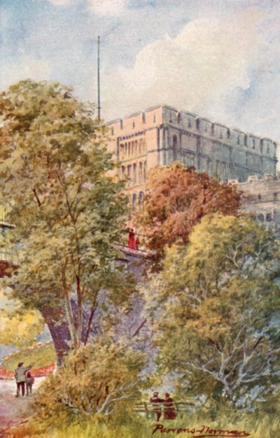 Linna Moat Gardensista tekijältä George Parsons Norman