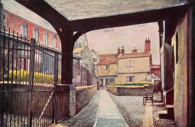 Tombland Alley (väri litho) tekijältä George Parsons Norman