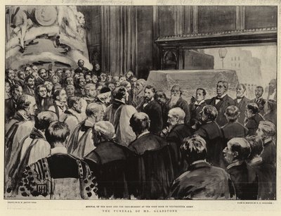 Herra Gladstonen hautajaiset tekijältä George Percy Jacomb Hood