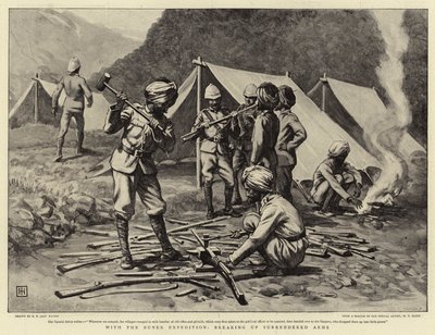 Buner Expeditionin kanssa luovutettujen aseiden hajottaminen tekijältä George Percy Jacomb Hood