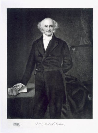 Martin Van Buren, Amerikan yhdysvaltojen 8. presidentti, pub. 1901 (syväpaino) tekijältä George Peter Alexander Healy