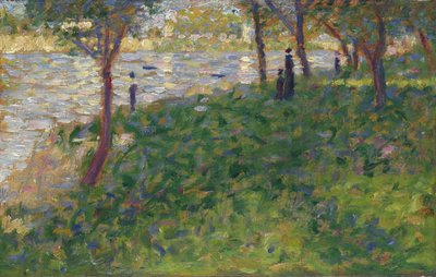 Tutkimus La Grande Jattelle, 1884-1885 tekijältä George Pierre Seurat