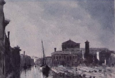Sacca della Misericordia, Venetsia tekijältä George Price Boyce