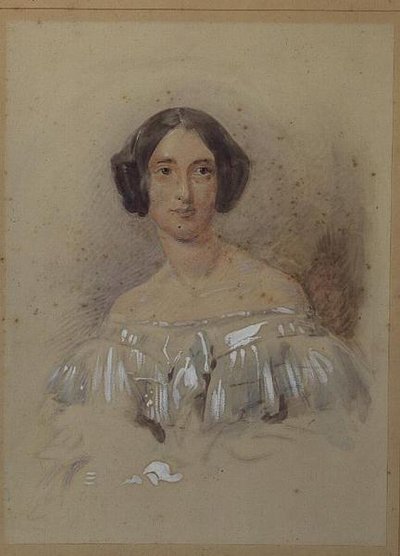 Fanny (Frances) Cartwrightin muotokuva tekijältä George Richmond