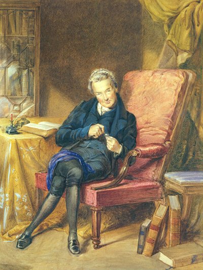 William Wilberforcen (1759-1833) muotokuva 1833 (akvarelli paperille) tekijältä George Richmond
