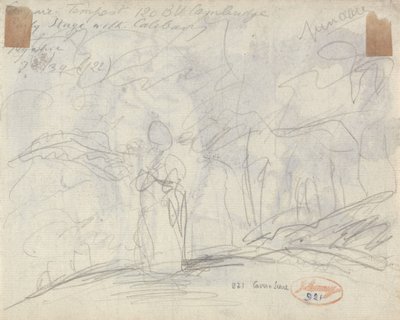 Pieni tyttö lehtimetsässä tekijältä George Romney