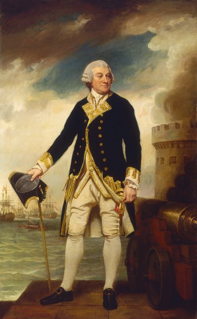 Amiraali Sir Francis Geary (1709/10-1796) tekijältä George Romney
