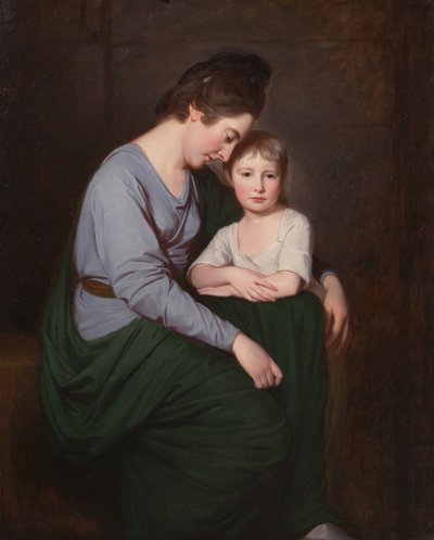 Ann Wilson ja hänen tyttärensä Sybil tekijältä George Romney