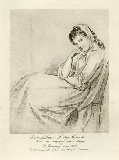 Emma Lady Hamilton tekijältä George Romney