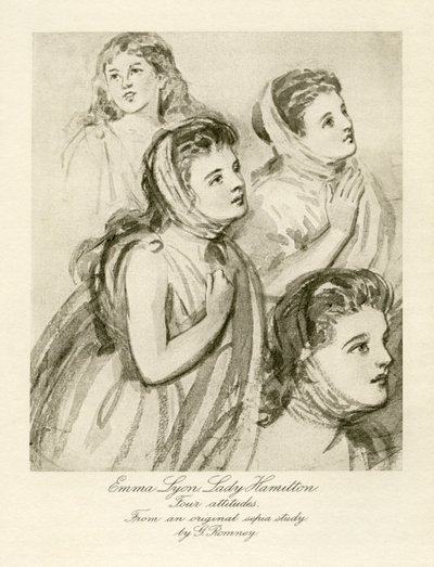 Emma Lady Hamilton tekijältä George Romney