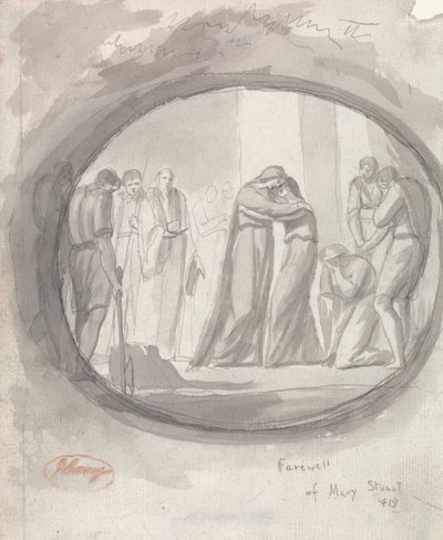 Maria Stuartin jäähyväiset tekijältä George Romney