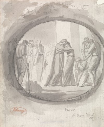 Mary Stuartin jäähyväiset tekijältä George Romney