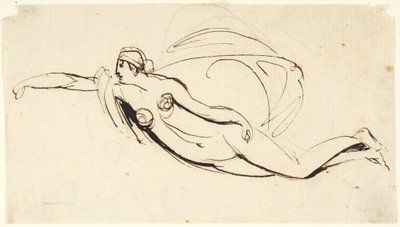 Naisten alastonkuva tekijältä George Romney