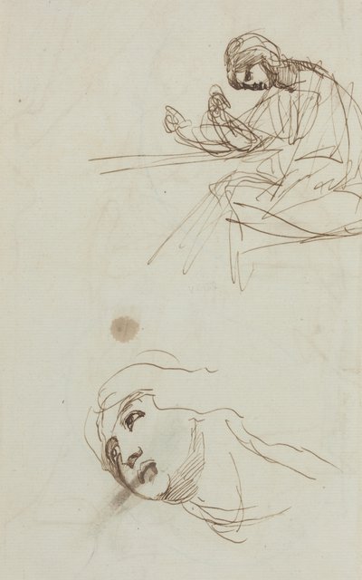 Hahmotutkimukset [kääntöpuoli] tekijältä George Romney