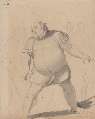 John Henderson Falstaffin roolissa tekijältä George Romney