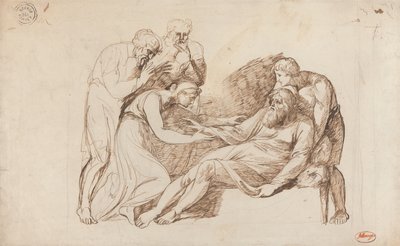 Kuningas Lear, jonka Cordelia herätti tekijältä George Romney