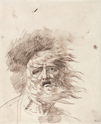Kuningas Lear myrskyssä tekijältä George Romney