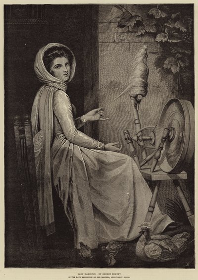 Lady Hamilton tekijältä George Romney