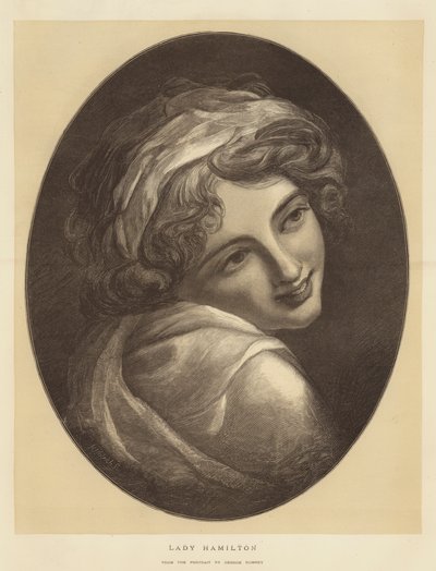 Lady Hamilton tekijältä George Romney