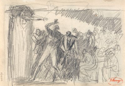 Macbeth: Juhla-aterian kohtaus tekijältä George Romney