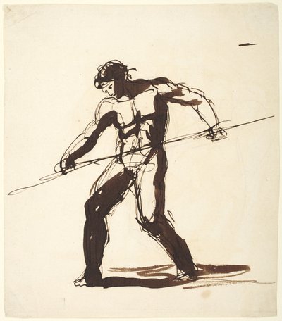 Mies keihään kanssa tekijältä George Romney