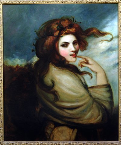 Emma Hamiltonin muotokuva (n. 1765-1815) tekijältä George Romney